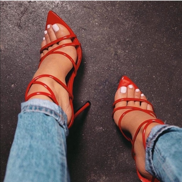 Cape Robbin Shoes - ❣️Ada Heel in Red👠❣️